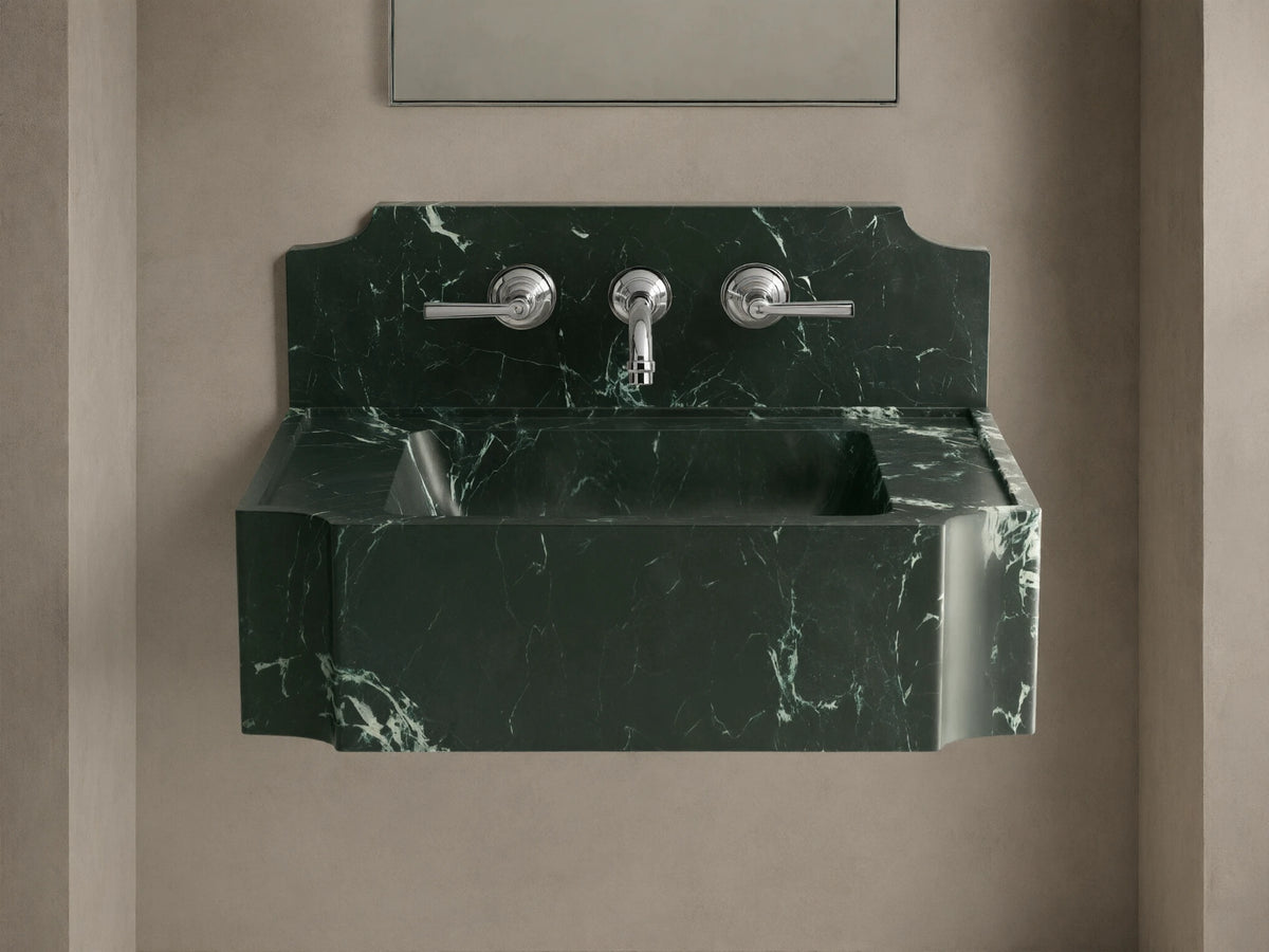 Dottie Wall-Mounted Sink with Backsplash