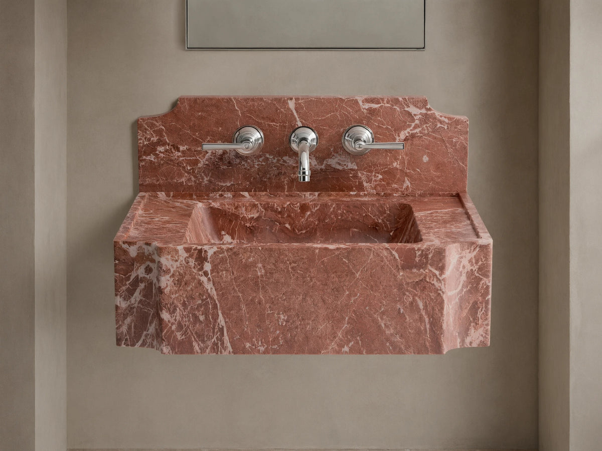 Dottie Wall-Mounted Sink with Backsplash