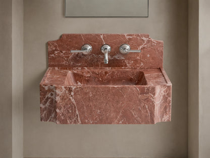 Dottie Wall-Mounted Sink with Backsplash