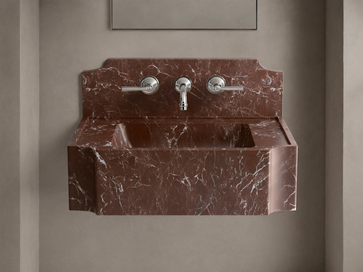 Dottie Wall-Mounted Sink with Backsplash