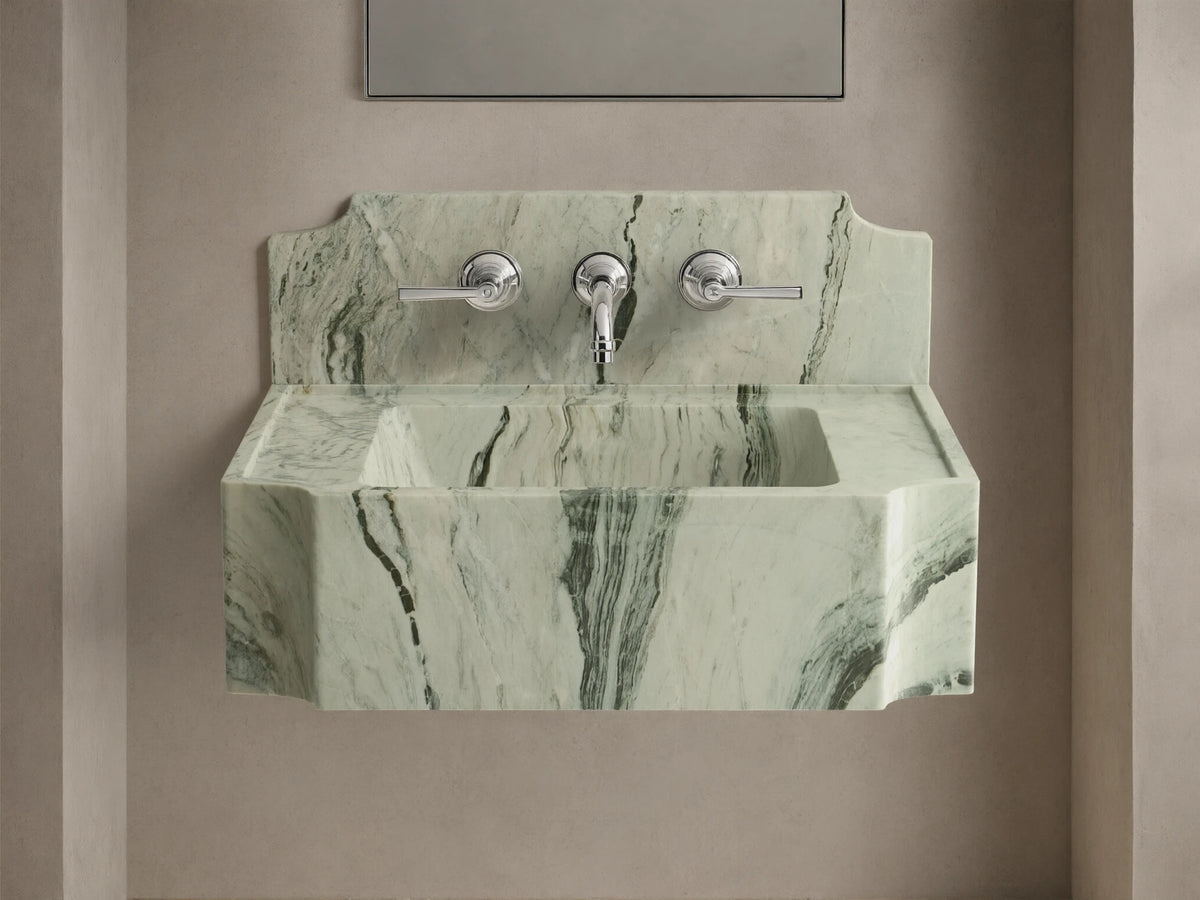 Dottie Wall-Mounted Sink with Backsplash