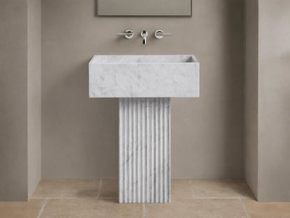 Riven Pedestal Sink