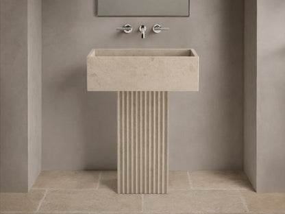 Riven Pedestal Sink