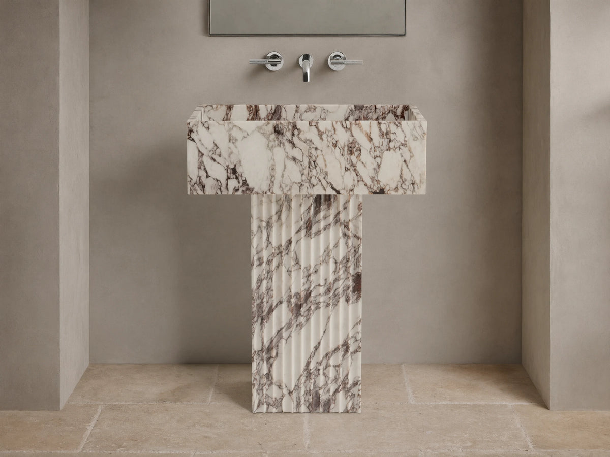 Riven Pedestal Sink