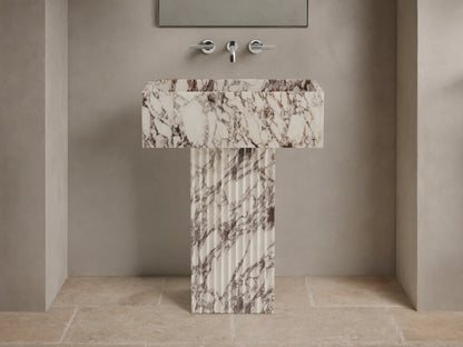 Riven Pedestal Sink