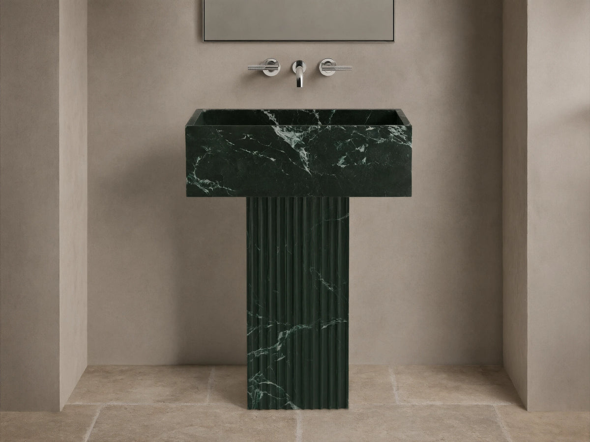 Riven Pedestal Sink