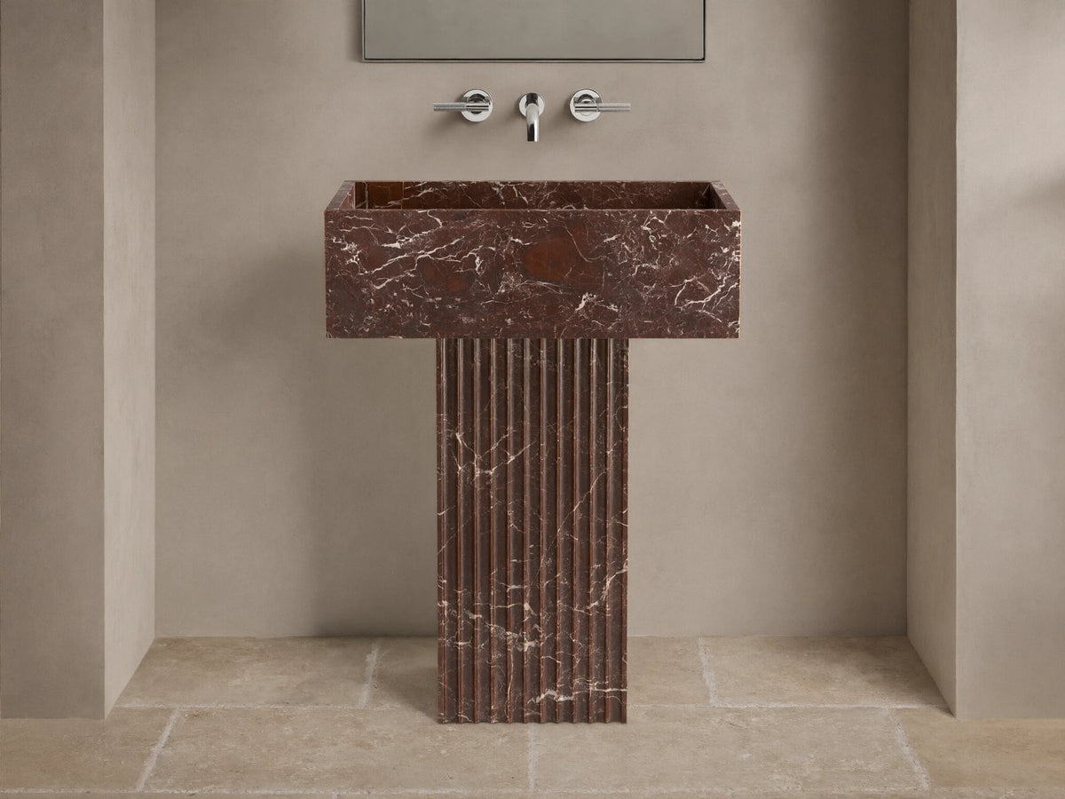 Riven Pedestal Sink