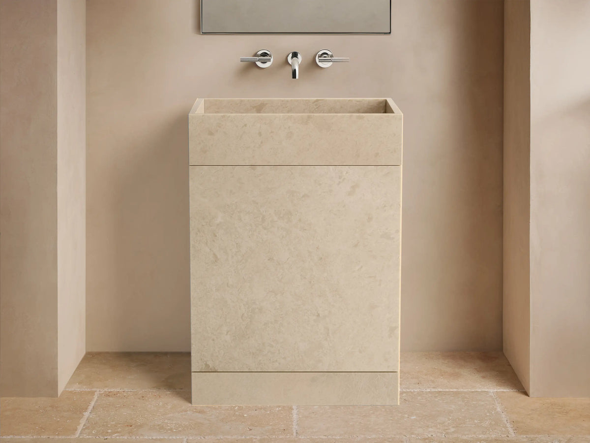 Vertiz Pedestal Sink with Storage