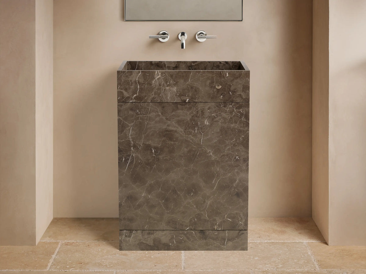 Vertiz Pedestal Sink with Storage