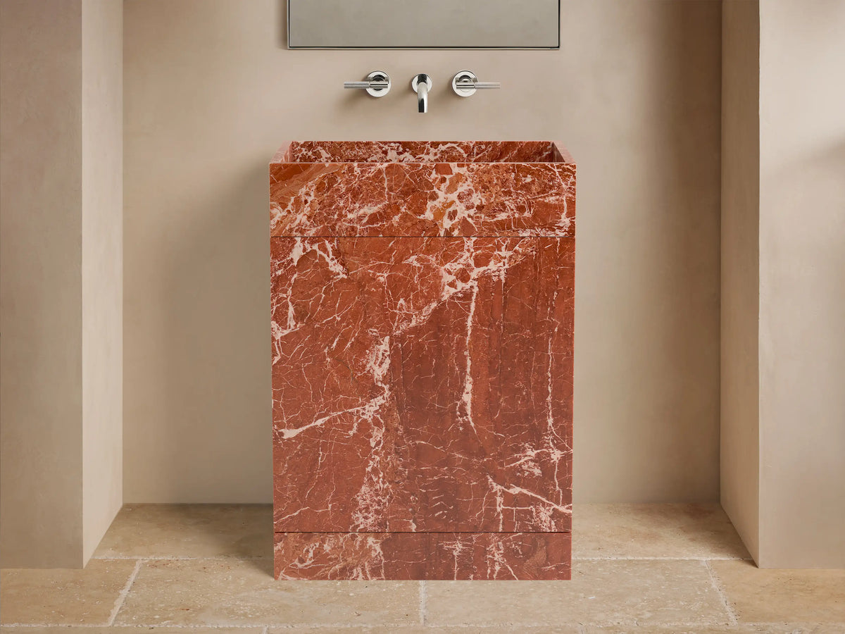 Vertiz Pedestal Sink with Storage
