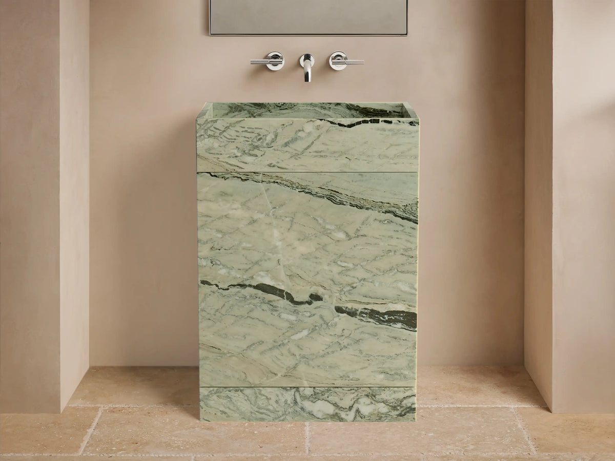 Vertiz Pedestal Sink with Storage