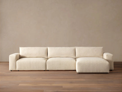 Keegan Tailored Three-Piece Chaise Sectional
