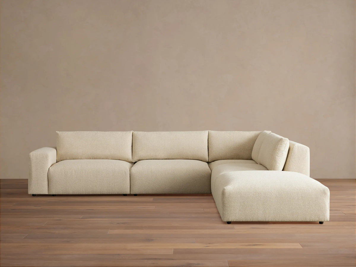Keegan Tailored Five-Piece Sectional