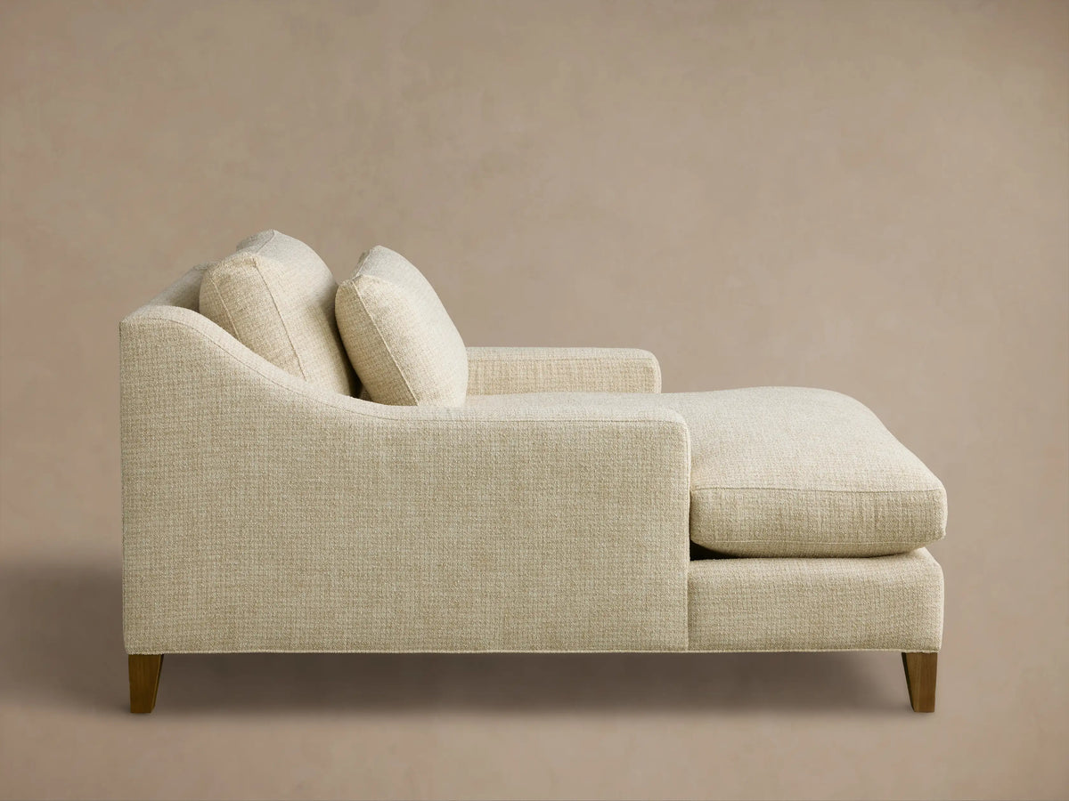 Ashby Elevated Standard Upholstered 40"W Two Arm Chaise (4 of 5)