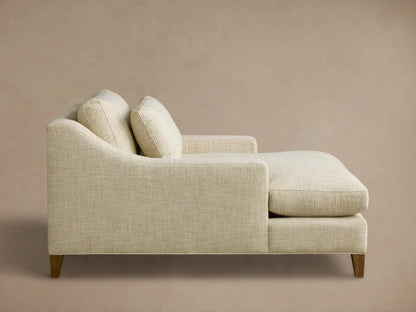 Ashby Elevated Standard Upholstered 40"W Two Arm Chaise (4 of 5)