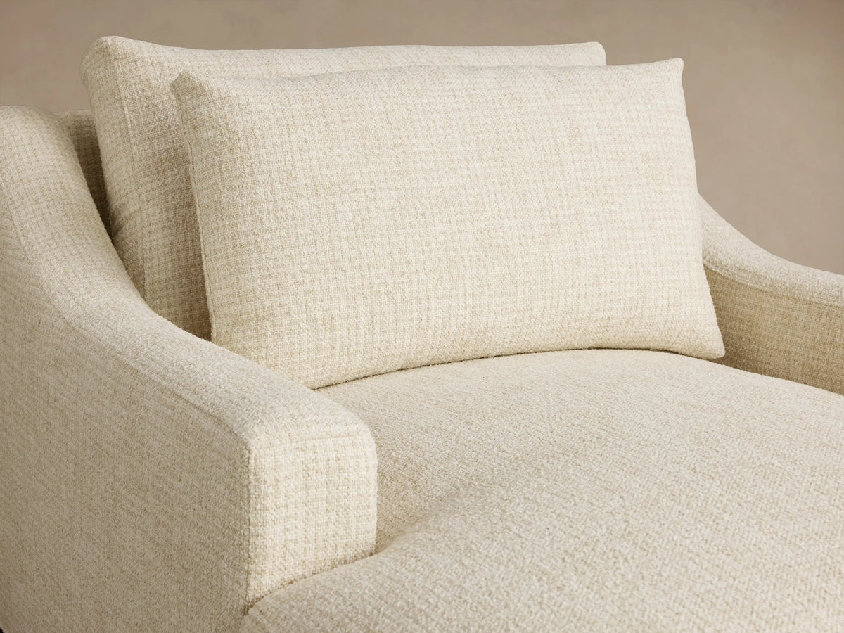 Ashby Elevated Standard Upholstered 40"W Two Arm Chaise (5 of 5)