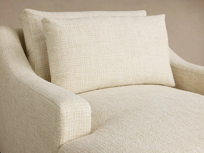 Ashby Elevated Standard Upholstered 40"W Two Arm Chaise (5 of 5)