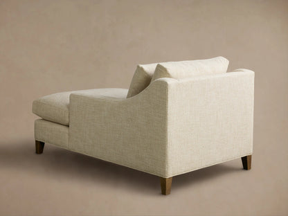 Ashby Elevated Standard Upholstered 40"W Two Arm Chaise (2 of 5)