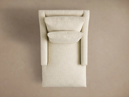Ashby Elevated Standard Upholstered 40"W Two Arm Chaise (1 of 5)