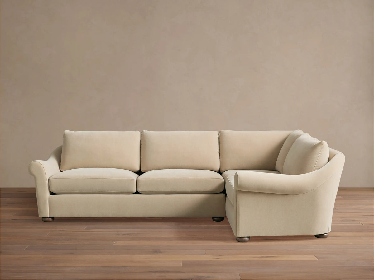 Archwood Two-Piece Sectional
