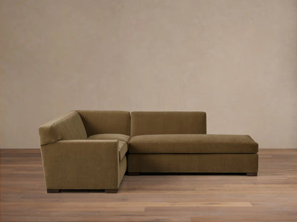 Bronte Two-Piece Bumper Chaise Sectional