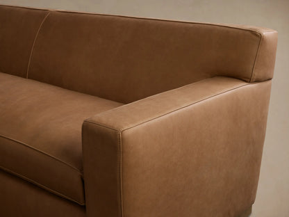 Bronte Leather 84"W Sofa (Bench Seat) (4 of 4)