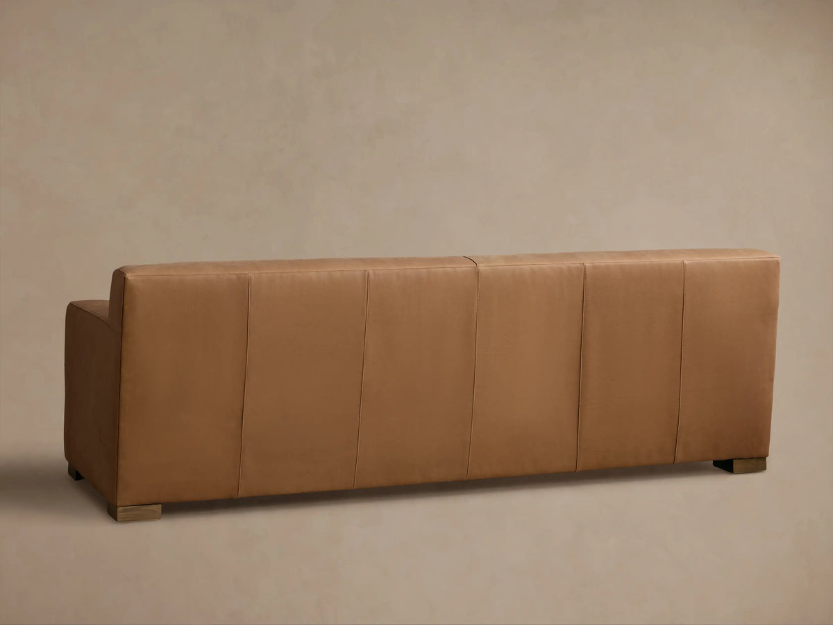Bronte Leather 84"W Sofa (Bench Seat) (2 of 4)