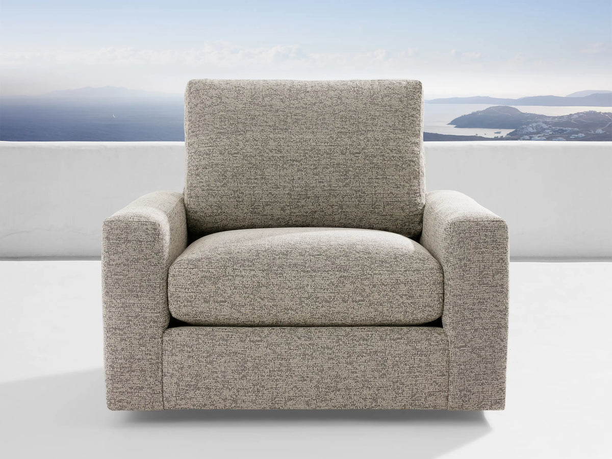 Remington Outdoor Swivel Chair