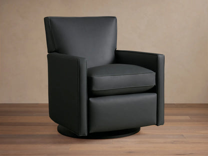 Rudy Leather Swivel Recliner