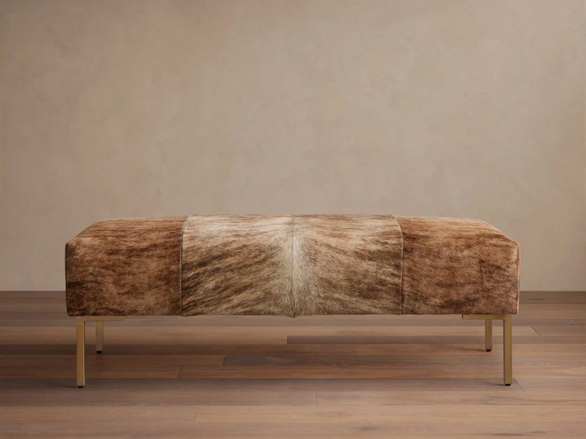 Tilton Hair on Hide Bench