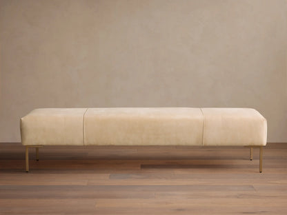 Tilton Leather Bench