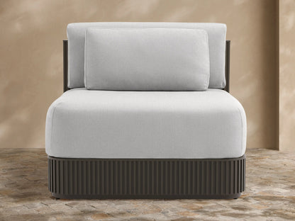Beaumont Outdoor Aluminum Lounge Chair