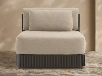 Beaumont Outdoor Aluminum Lounge Chair