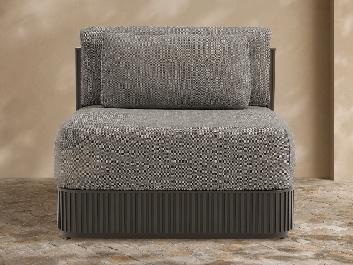 Beaumont Outdoor Aluminum Lounge Chair
