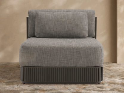 Beaumont Outdoor Aluminum Lounge Chair