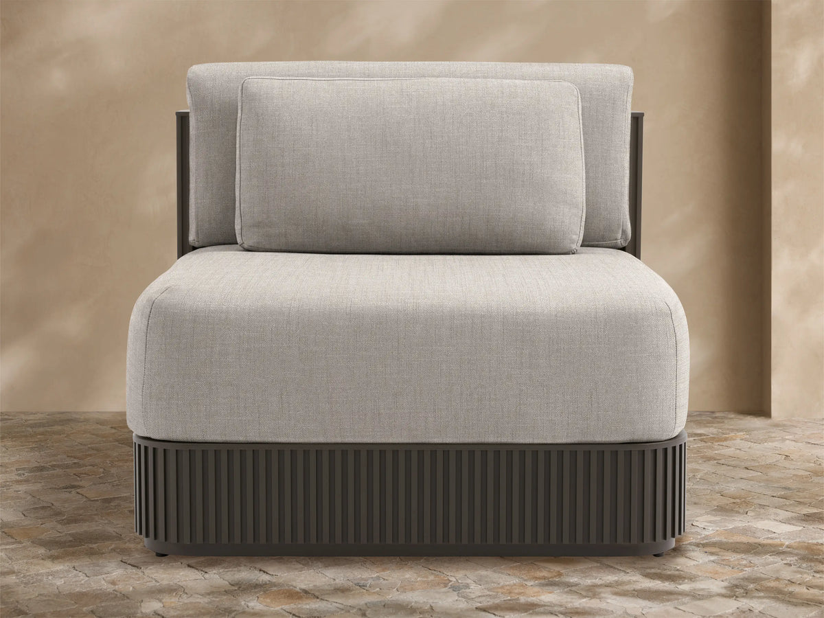 Beaumont Outdoor Aluminum Lounge Chair
