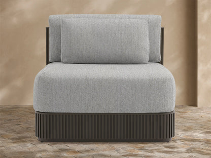 Beaumont Outdoor Aluminum Lounge Chair