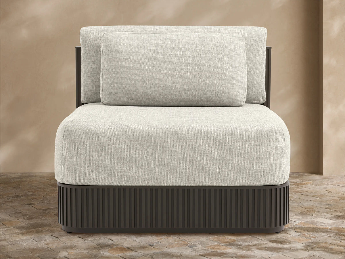 Beaumont Outdoor Aluminum Lounge Chair