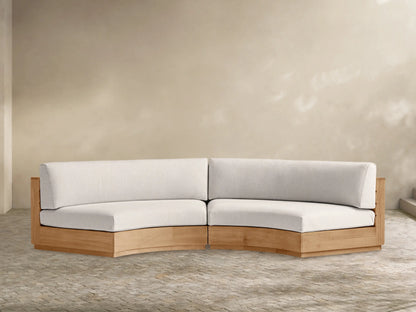 Bal Harbour Outdoor Curved Two-Piece Sectional