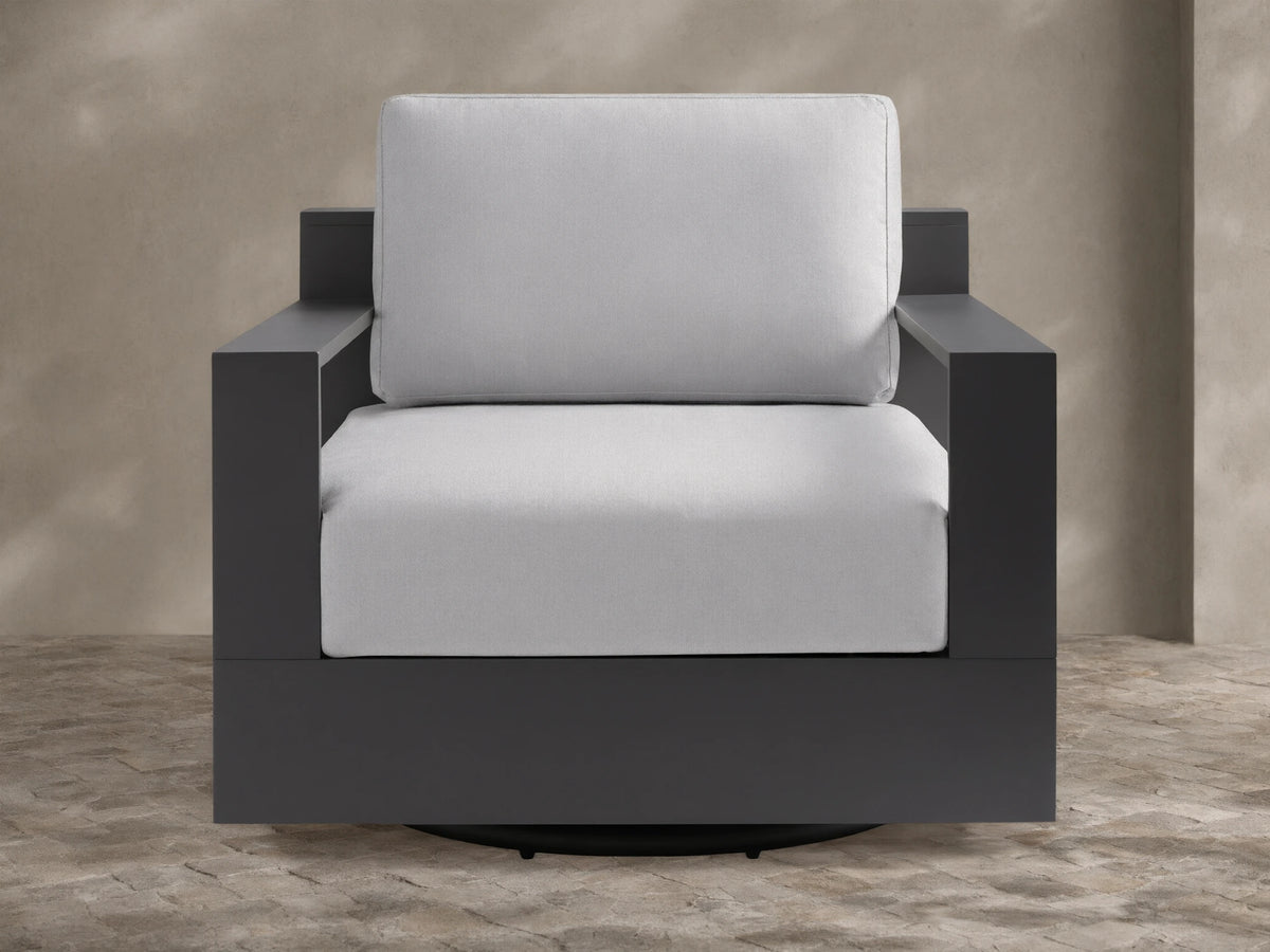 Bal Harbour Outdoor Aluminum Swivel Chair