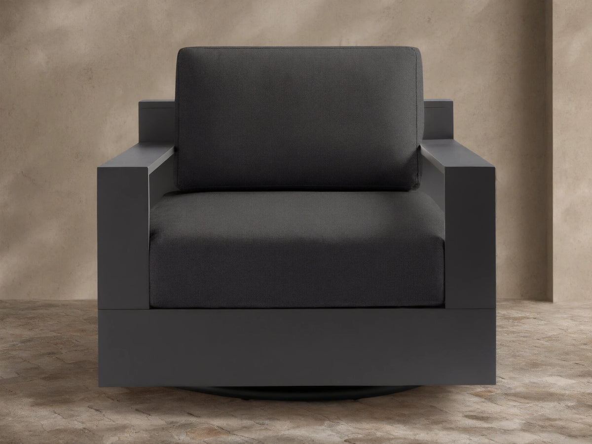 Bal Harbour Outdoor Aluminum Swivel Chair