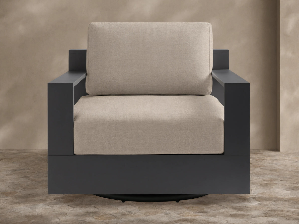 Bal Harbour Outdoor Aluminum Swivel Chair