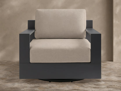 Bal Harbour Outdoor Aluminum Swivel Chair