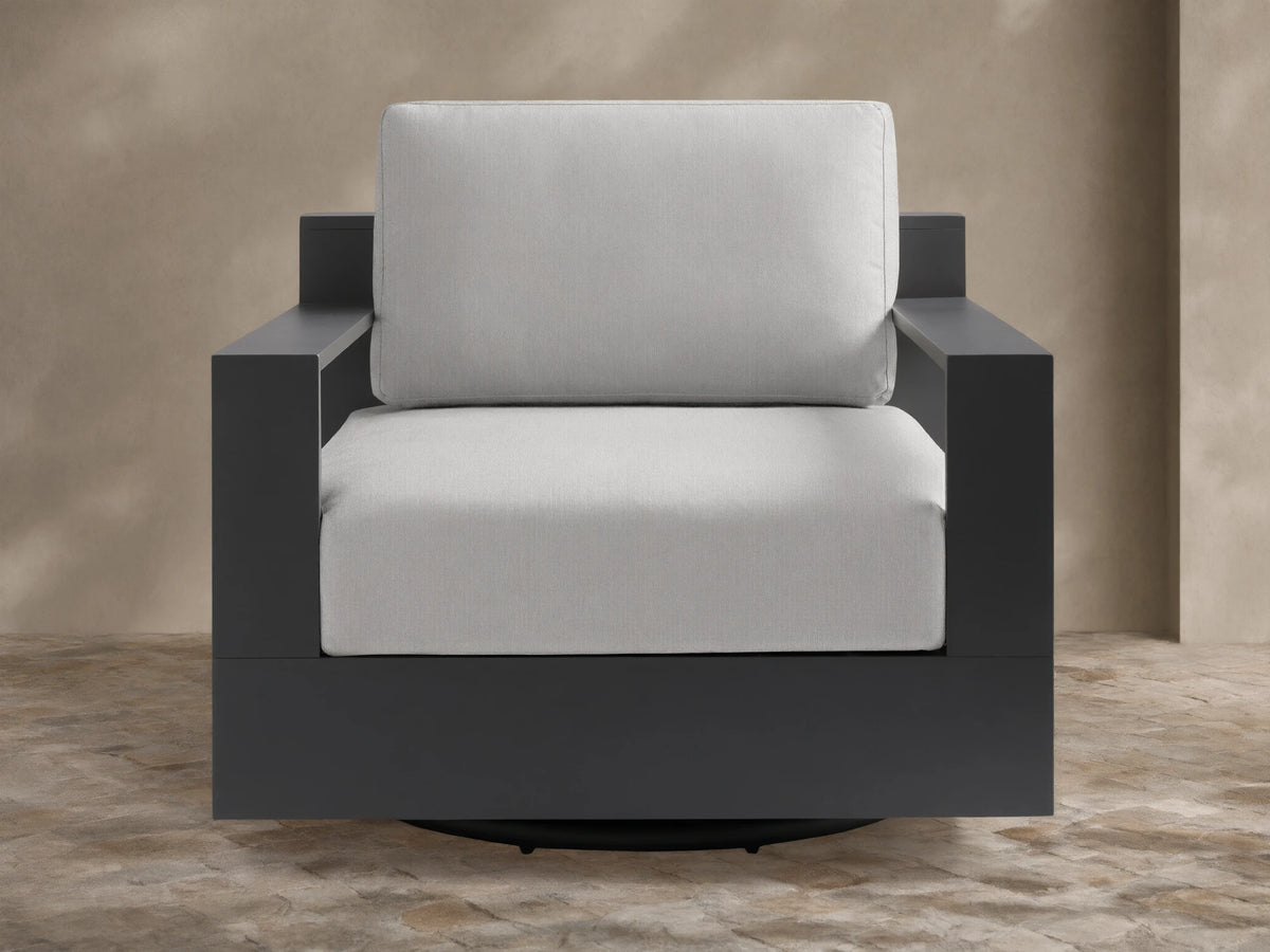 Bal Harbour Outdoor Aluminum Swivel Chair
