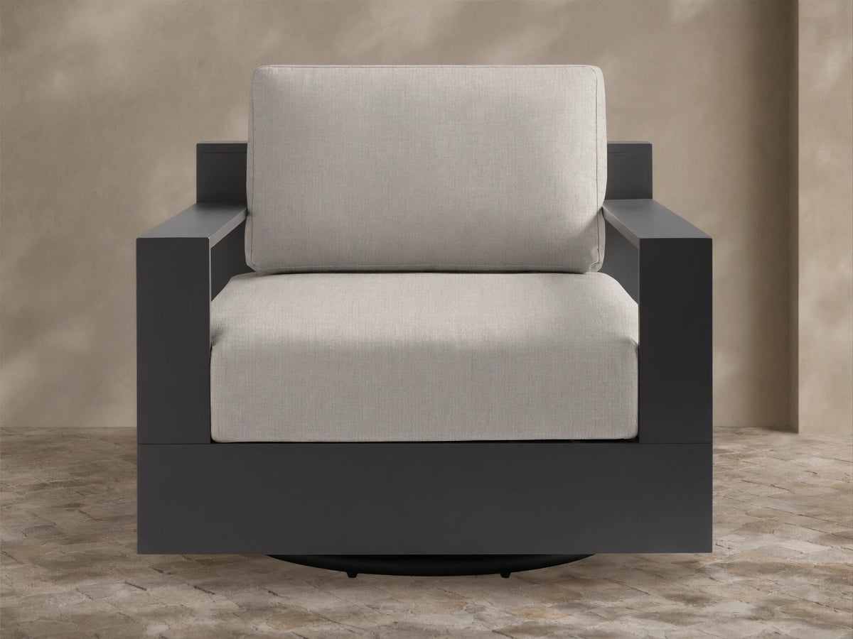 Bal Harbour Outdoor Aluminum Swivel Chair