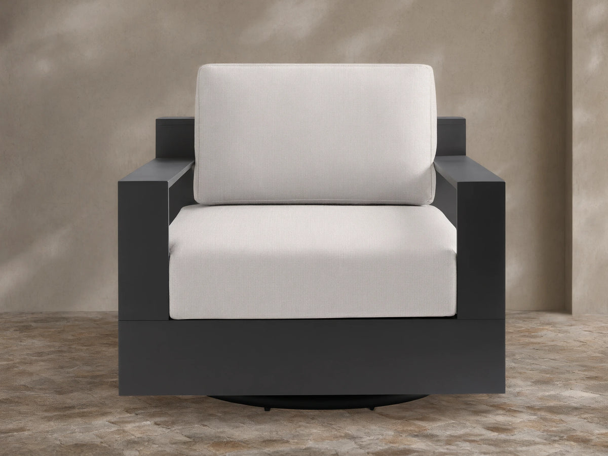Bal Harbour Outdoor Aluminum Swivel Chair