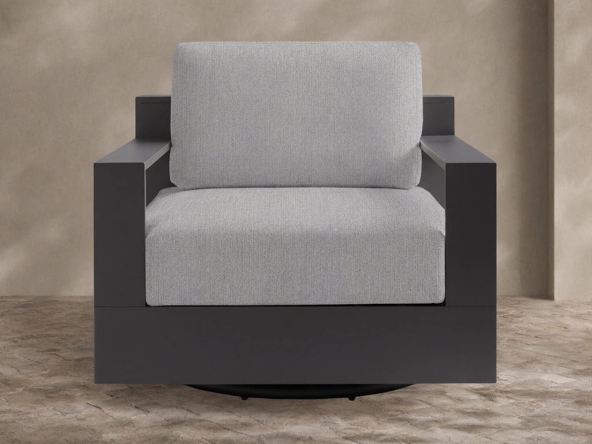 Bal Harbour Outdoor Aluminum Swivel Chair