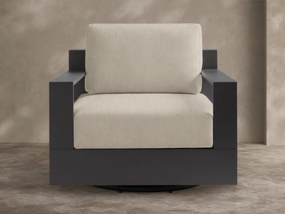 Bal Harbour Outdoor Aluminum Swivel Chair