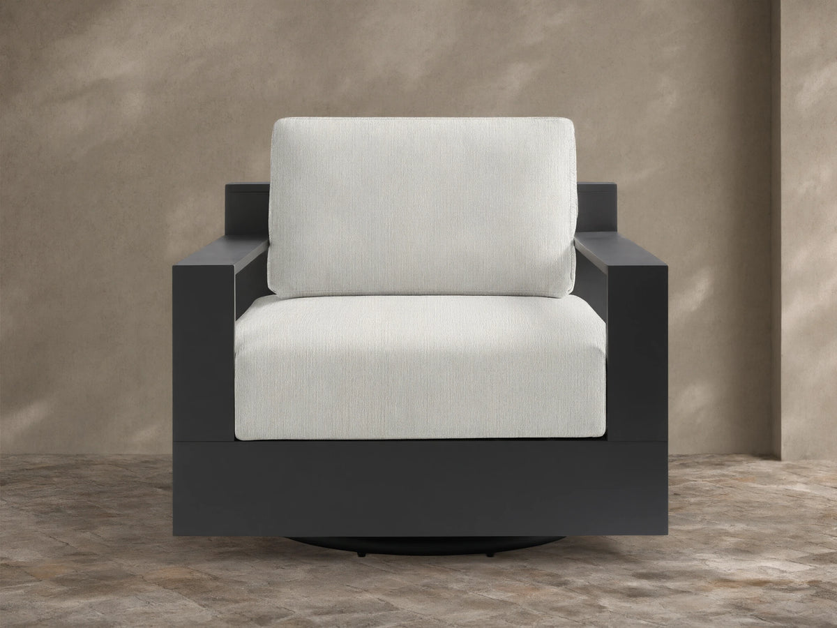 Bal Harbour Outdoor Aluminum Swivel Chair