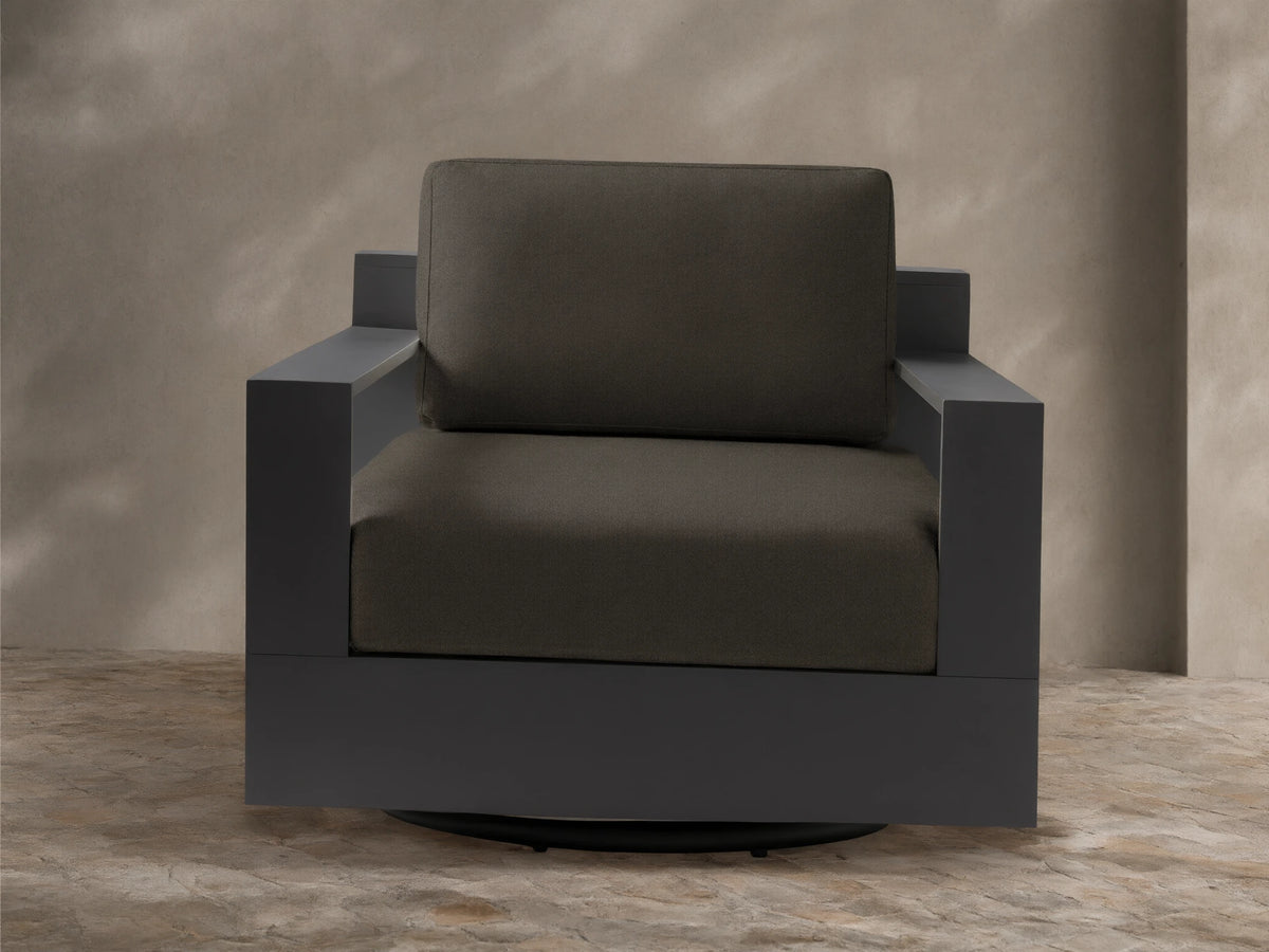 Bal Harbour Outdoor Aluminum Swivel Chair